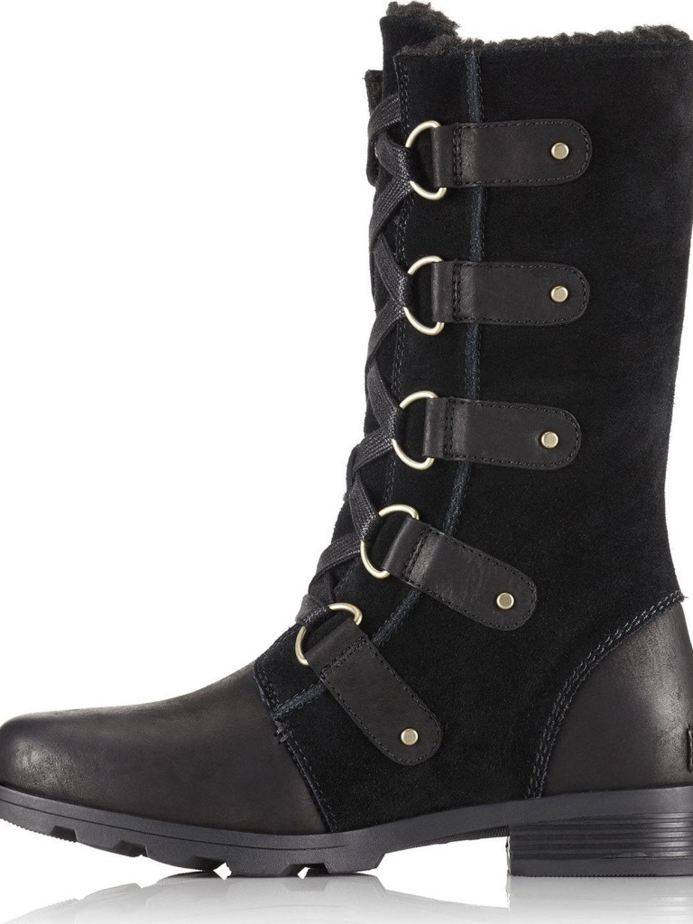 Sorel Emelie Boots fleece lined boots winter boots Tie up warm sz 8.5